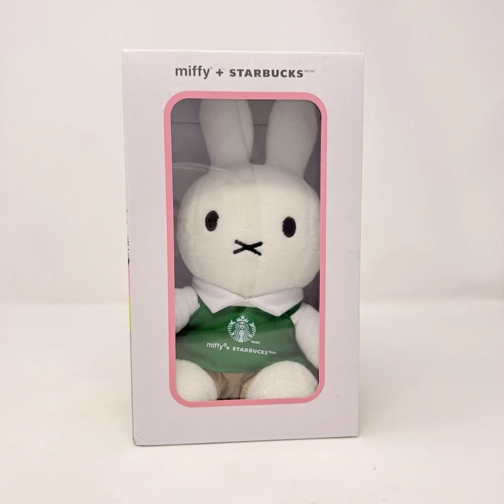 Starbucks Miffy Plush 2026 Limited Edition Green Apron NIB Rare Collab New